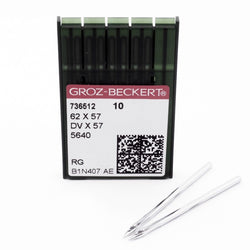 10 Pk. Groz-Beckert 62X57 DVX57 5640 Industrial Sewing Machine Needles