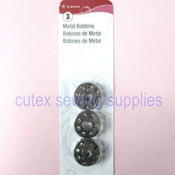 Singer 221 Featherweight , 221K, 222 & 301 Sewing Machine Bobbins - 3 Pack
