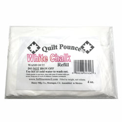 Quilt Pounce White Chalk Refill - 4 oz. Bag