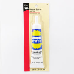 Dritz Unique Stitch No-Sew Fabric Adhesive Glue 1-1-4 Fl Oz. Tube