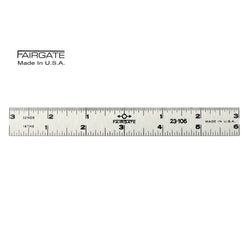 Fairgate 6" Center Finding Ruler, 3/4" Wide, 23-106 Made In USA
