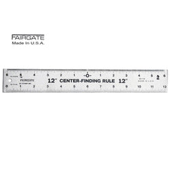 Fairgate 18 Center Finding Ruler, 1-3/4 Wide, 23-118 Made In USA