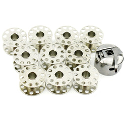 Bobbin Case & 10 Metal Bobbin Set For Singer Class 15, 15K, 15-30, 16, 16U