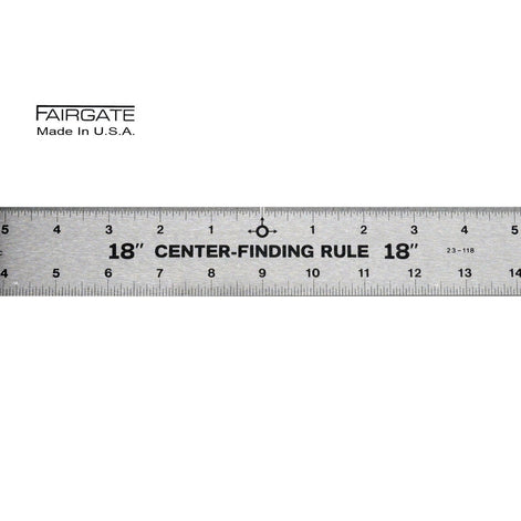 Lance Center Finding Ruler 24