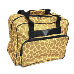 Janome Giraffe Pattern Portable Sewing Machine Tote Bag Carrying Case
