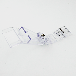 Clear Bias Tape Folder Foot (Belt Loop) #H10843 For Singer 14T948, 14T957 Serger