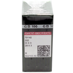 100 Groz Beckert 29X3 DIX3 332 Singer 29, 29-4, 29K, 29U Class Sewing Needles