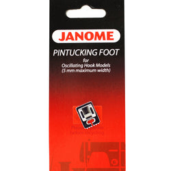 Janome Pintucking Foot  #200328003 For Oscillating Hook Models(5mm Max Width)
