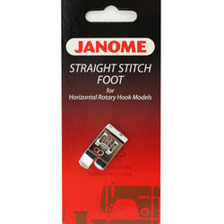 Janome Straight Stitch Foot  #200331009 For Horizontal Rotary Hook Models