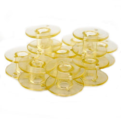 10 Pk. Top-Loading Home Sewing Machine Plastic Bobbins For Elna, Kenmore, Janome