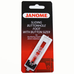 Sliding Buttonhole Foot With Button Sizer For Janome Sewing Machine #200134000