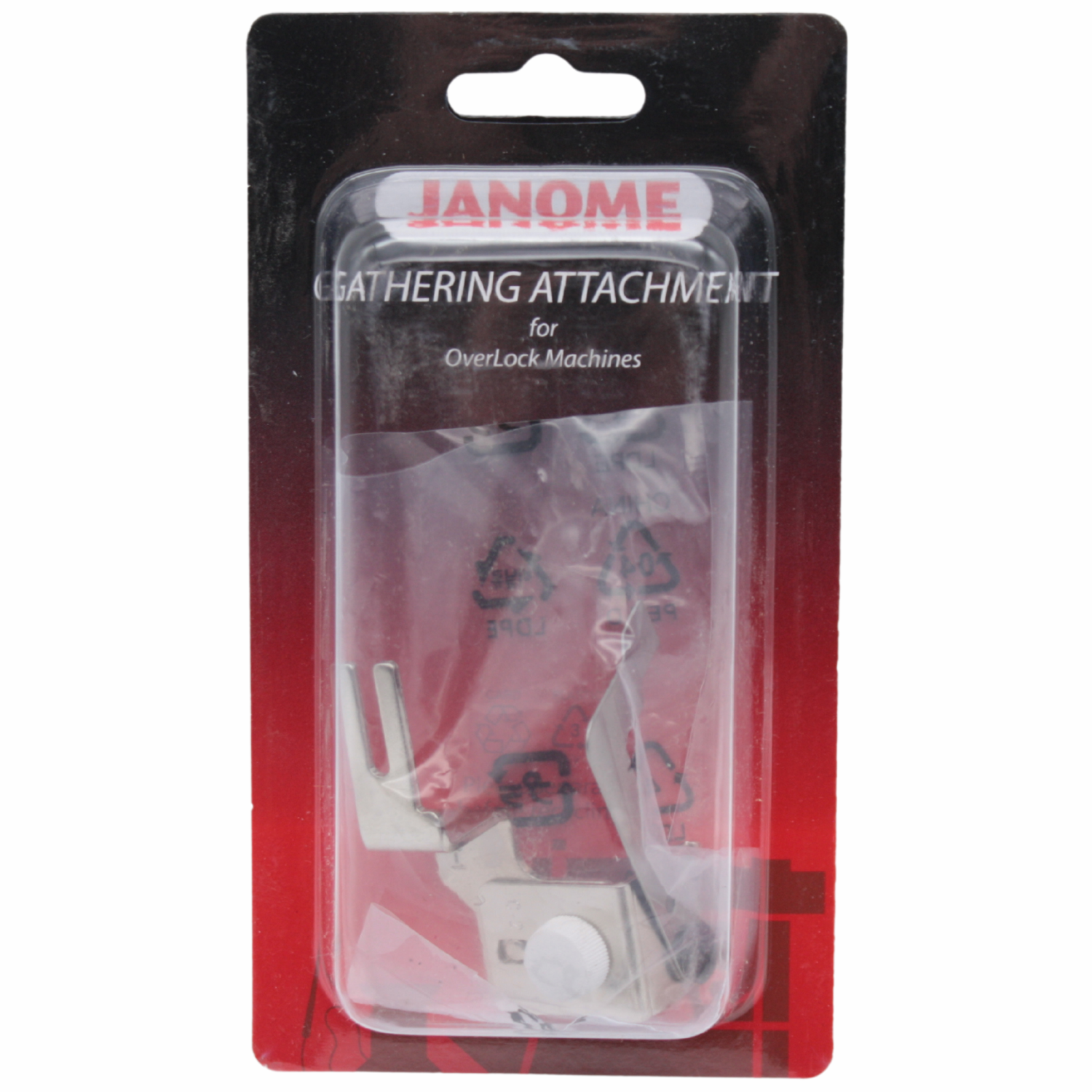 Janome Gathering Attachment 202036100 for Overlock Machines Sergers