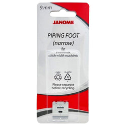 Narrow Piping Foot #202462006 for 9mm Sewing Machines