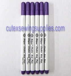 VIOLET DISAPPEARING VANISHING INK PENS MARKERS - 6 Pack