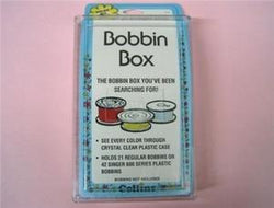 Collins Plastic Bobbin Storage Box - Holds 21 BOBBINS