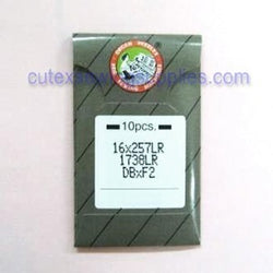 10 ORGAN 16X257LR DBXF2 1738LR LEATHER POINT SEWING MACHINE NEEDLES