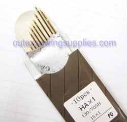 10 TITANIUM 15X1 HAX1 Organ Home Sewing Machine Needles