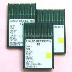 30 Groz Beckert Sewing Needles DBX1 16X231 16X257 1738
