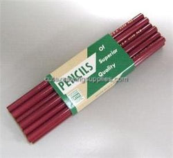 Red Tailoring Pencils - Fabric Marking Pencil - 12 Pk