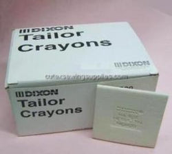 DIXON WHITE TAILOR CRAYONS - TWO DOZEN TAILOR CHALKS
