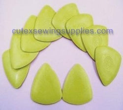 Yellow Triangle Tailor's Chalks - Soft Crayons - Pack of 10 Chalks