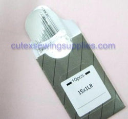 10 Flat Shank Home Sewing LEATHER POINT Needles 15X1LR