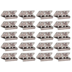 C.S. Osborne #239-S Metal Clips for Pirelli 2" Rubber Webbing - 20 Pcs.