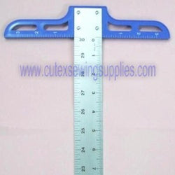 T SQUARE 15 INCH 9 HEAD ALUMINUM 15 X 1 1 12 RULER Cutex