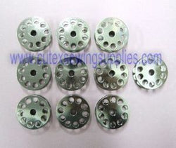 10 Large Steel Bobbins Consew 744R & 745R Sewing Machines Bobbin #70141