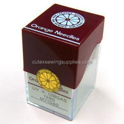 100 ORANGE  UYX128GAS 149X3 TVX3 INDUSTRIAL COVERSTITCH MACHINE NEEDLES