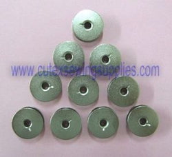 10 Steel Bobbins ADLER 167, 168, 267, 268 Industrial Walking Foot Machines