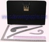 Lance Fashion Designer 5 Ruler Kit INCHES plus Portfolio Carrying Case