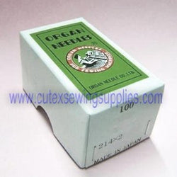 100 Organ 214X2 DDX2 328LR Leather Point Sewing Machine Needles Singer 45K