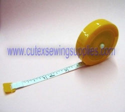 Plastic Case Retractable English - Metric Measuring Tape 60' - 150cm Rule