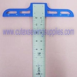 T-SQUARE 12 INCH 9" HEAD ALUMINUM 12" X 1-1/2" RULER