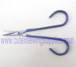 Curved Blade Adjustable Finger Ring Embroidery - Applique Scissors 4" Length