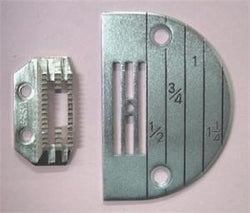 INDUSTRIAL SEWING MEDIUM-HEAVY NEEDLE PLATE & FEEDDOG