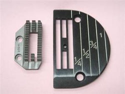 INDUSTRIAL SEWING HEAVY DUTY NEEDLE PLATE & FEEDER SET