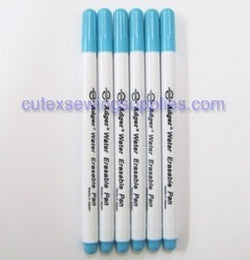 BLUE DISAPPEARING VANISHING INK PENS MARKERS - 6 Pack