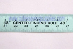 48" CENTER FINDING ALUMINUM RULER 48" X 1-3/4" RULE