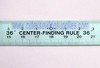 36" CENTER FINDING ALUMINUM RULER 36" X 1-3/4" RULE