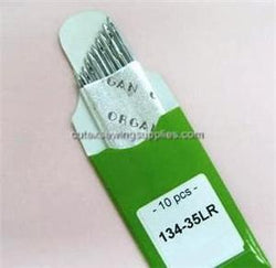 10 ORGAN 134-35LR DPX35LR LEATHER POINT PFAFF SEWING MACHINE NEEDLES