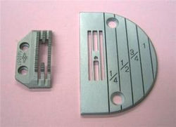 Standard Needle Plate & Feed Dog Set For Industrial Single Needle Machines