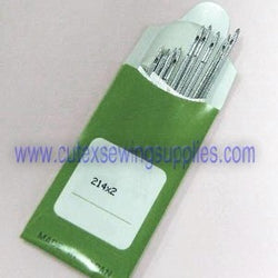 10 Organ 214X2 DDX2 Leather Point Sewing Machine Needles Singer 45K Adler 105