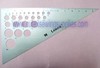 14' ALUMINUM TRIANGLE RULER 30-60-90 DEGREES 26 HOLES
