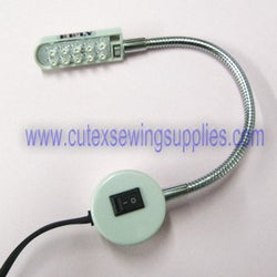 Gooseneck Industrial Sewing Machine Light W/ Flexible Neck - 22 - White -  WAWAK Sewing Supplies
