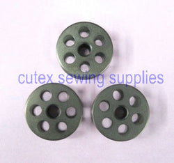Juki LU-563 LU-1508 LU-1510 Original Metal Bobbins - Pack of 3 #B9117-563-000