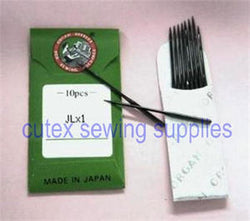 10 ORGAN JLX1 2053 SY2053 Round Shank Home Serger Overlock Needles