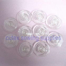 10 GENUINE SINGER PLASTIC BOBBINS FOR TOUCH & SEW SEWING MACHINES #506417