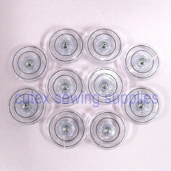 10 Singer Home Sewing Machine Plastic Bobbins #312956 - Top Quality